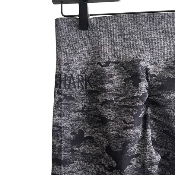 Gymshark Women Adapt Camo Seamless Leggings Black White Size Large High Waist - Picture 10 of 11